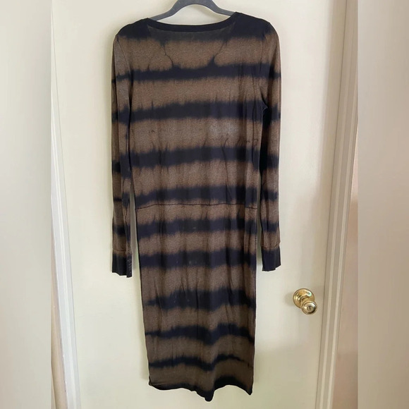 ✨3/$20 Free People We The Free Long Sleeve Striped Dress - Picture 3 of 7